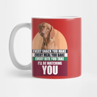 Cute Hungarian Vizsla Dog & Funny Saying Mug